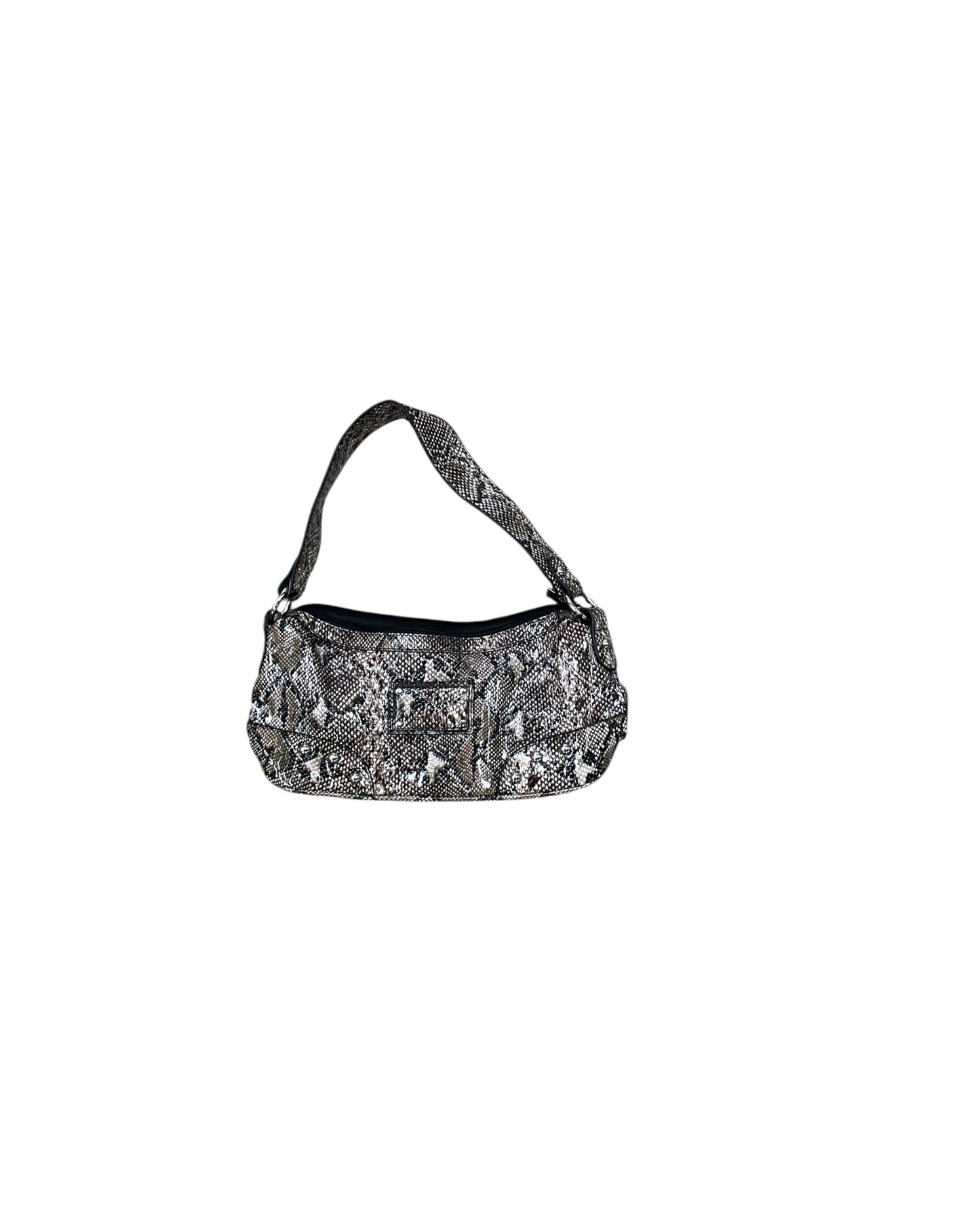 Handbag By Clothes Mentor In Snakeskin Print, Size:Small