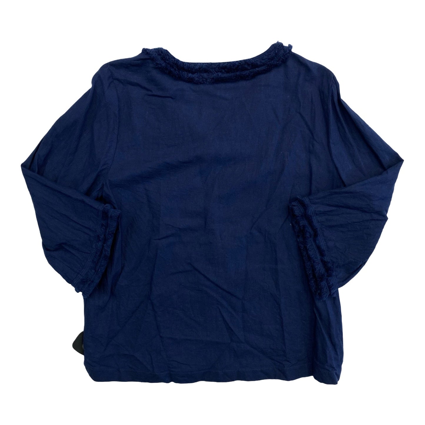Top 3/4 Sleeve By Chicos In Navy, Size:M
