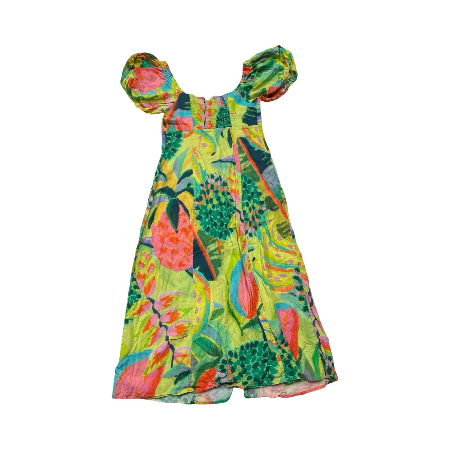 Dress Casual Maxi By Farm Rio In Multi, Size:Mp