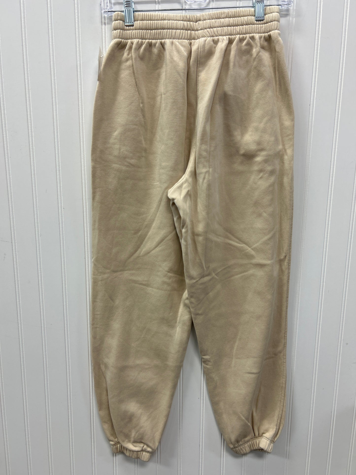 Athletic Pants By Nike Apparel In Cream, Size:L