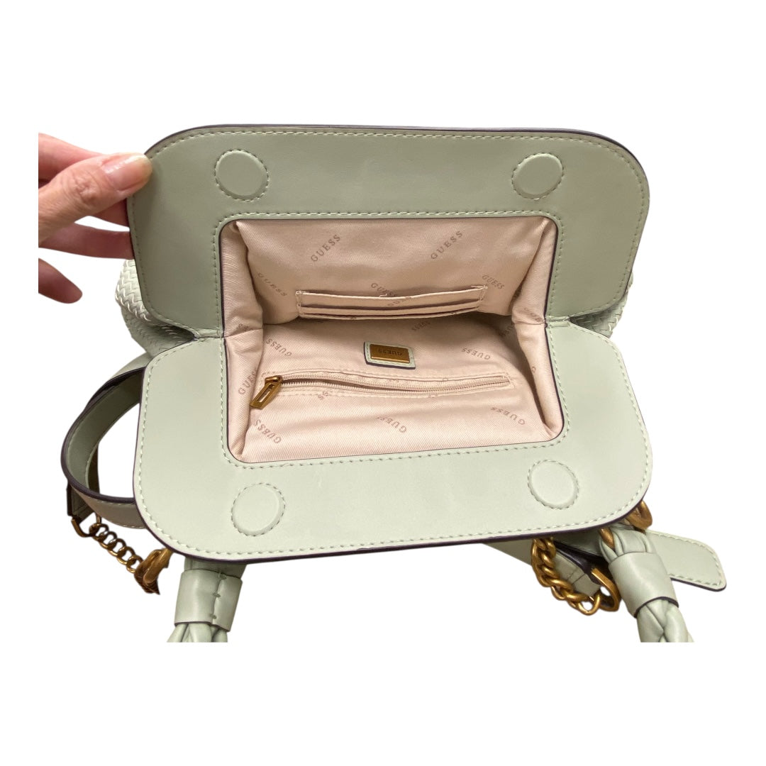 Handbag By Guess In Green, Size:Small