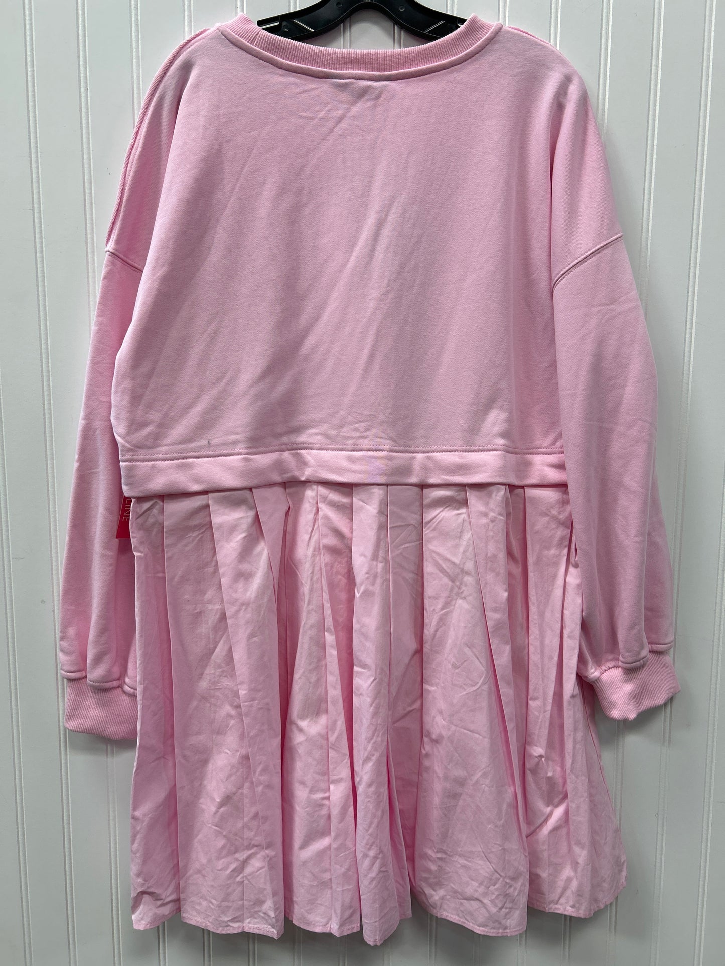 Dress Casual Midi By Prettygarden In Pink, Size:M