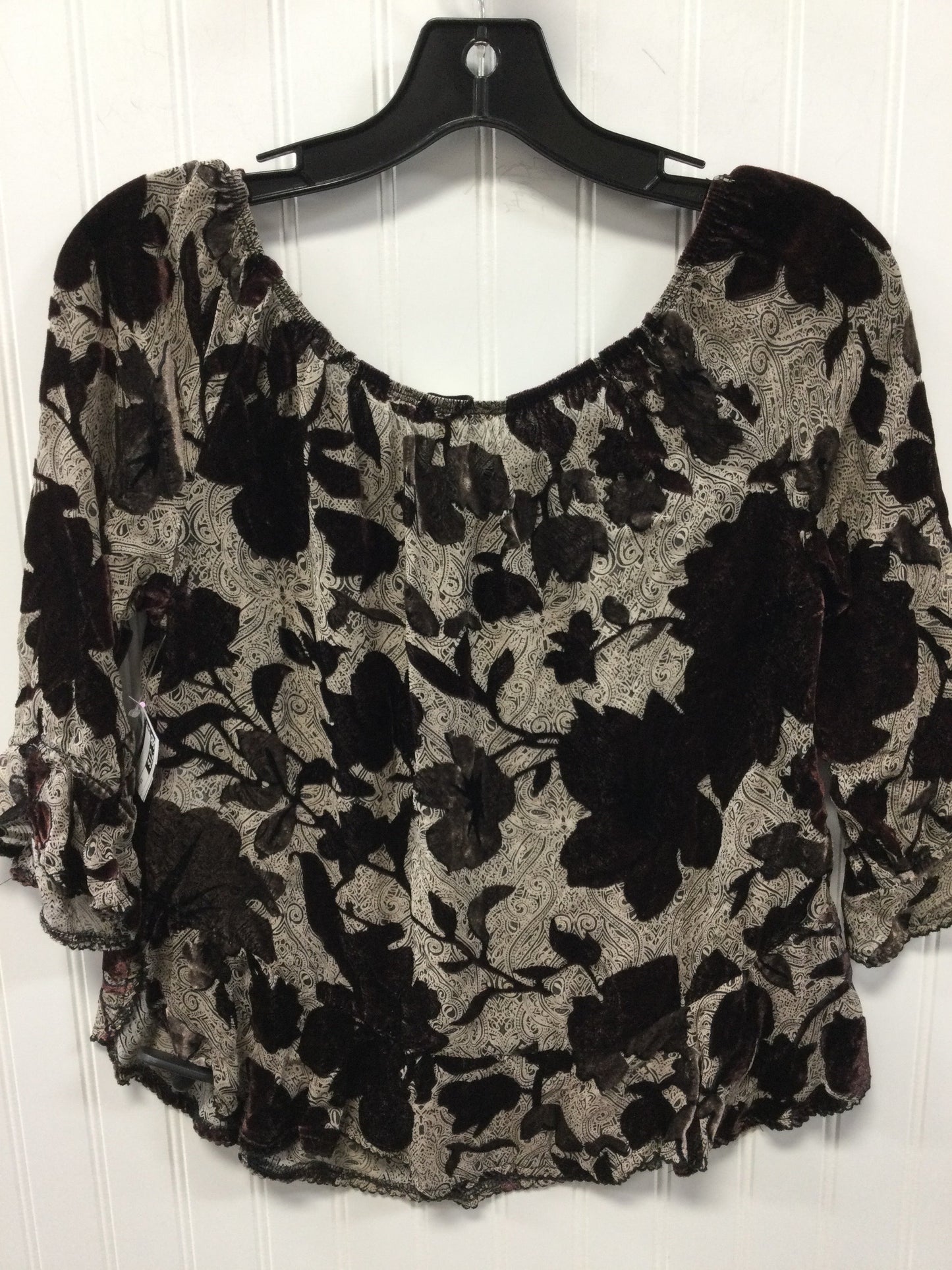 Top Ls By Democracy In Taupe, Size:Xs