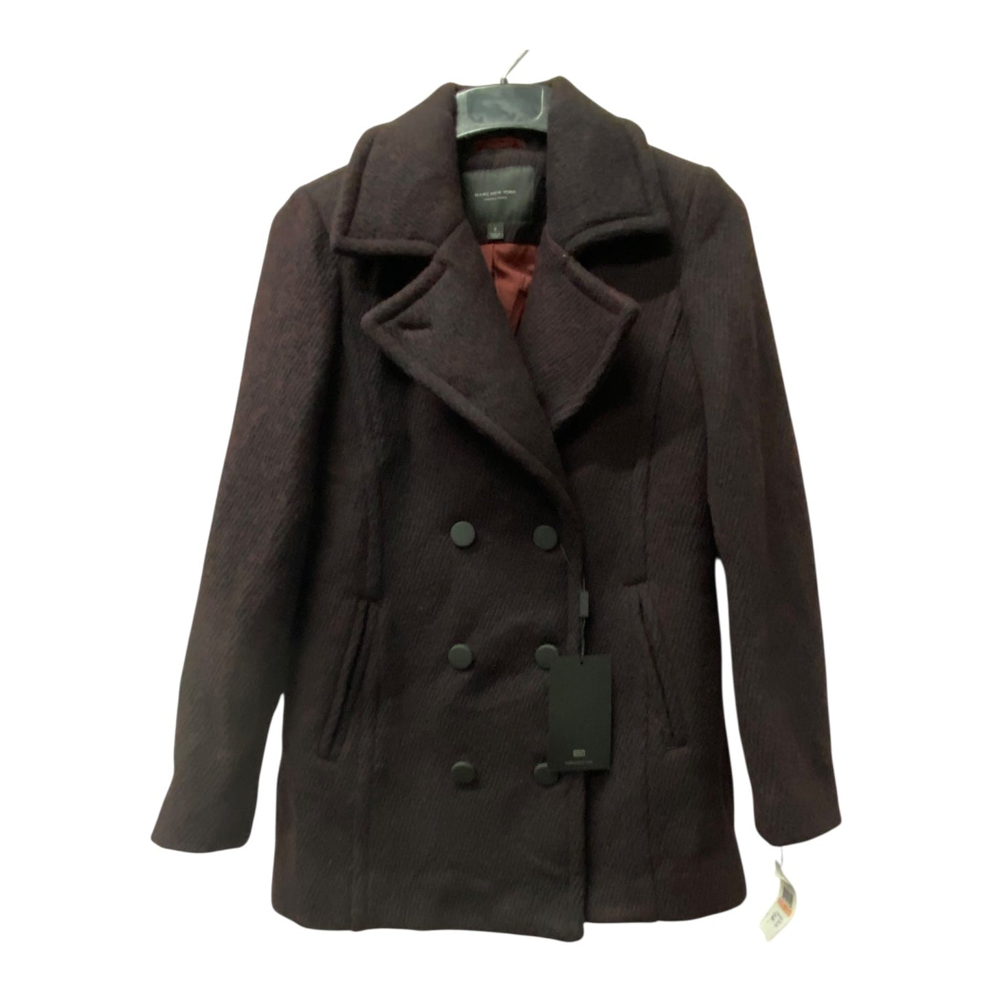 Coat Parka By Marc New York In Purple, Size:Xs