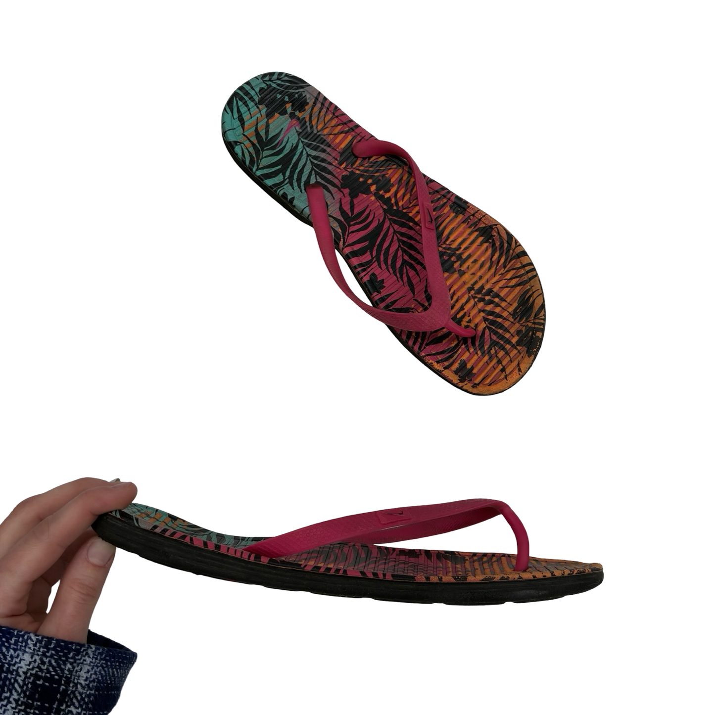 Sandals Flip Flops By Nike In Multi, Size:7