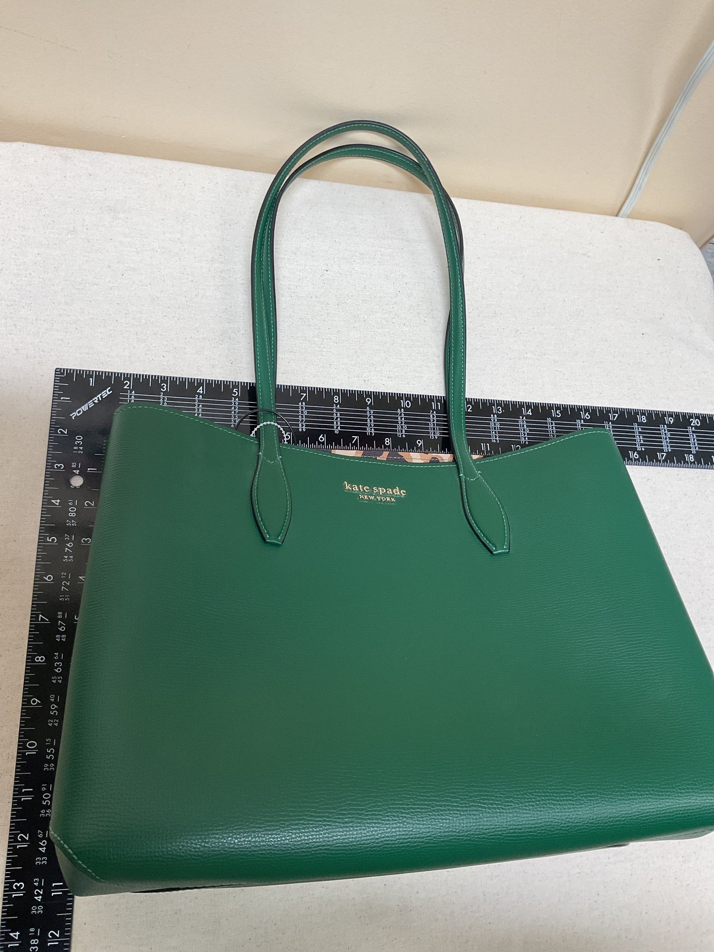 Handbag Designer By Kate Spade In Green, Size:Large