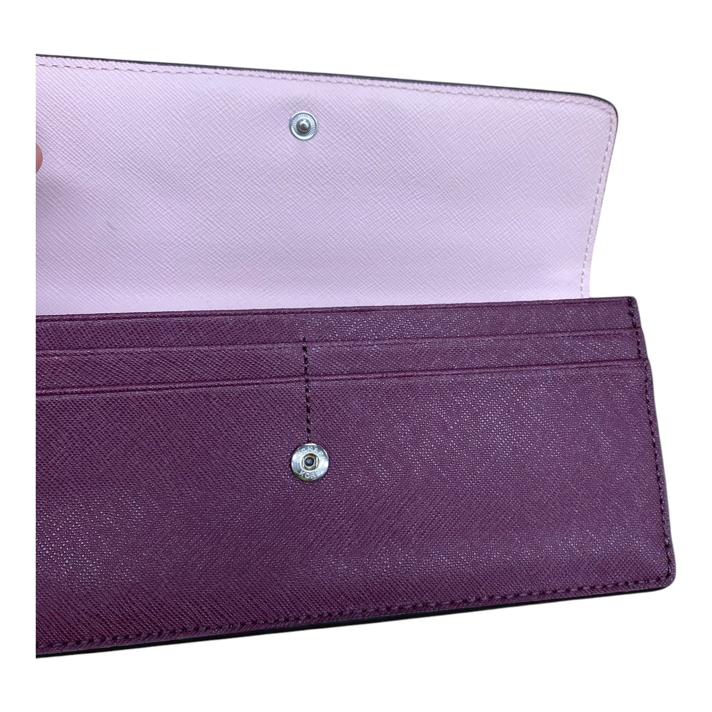 Wallet Designer By Michael Kors In Maroon, Size:Medium