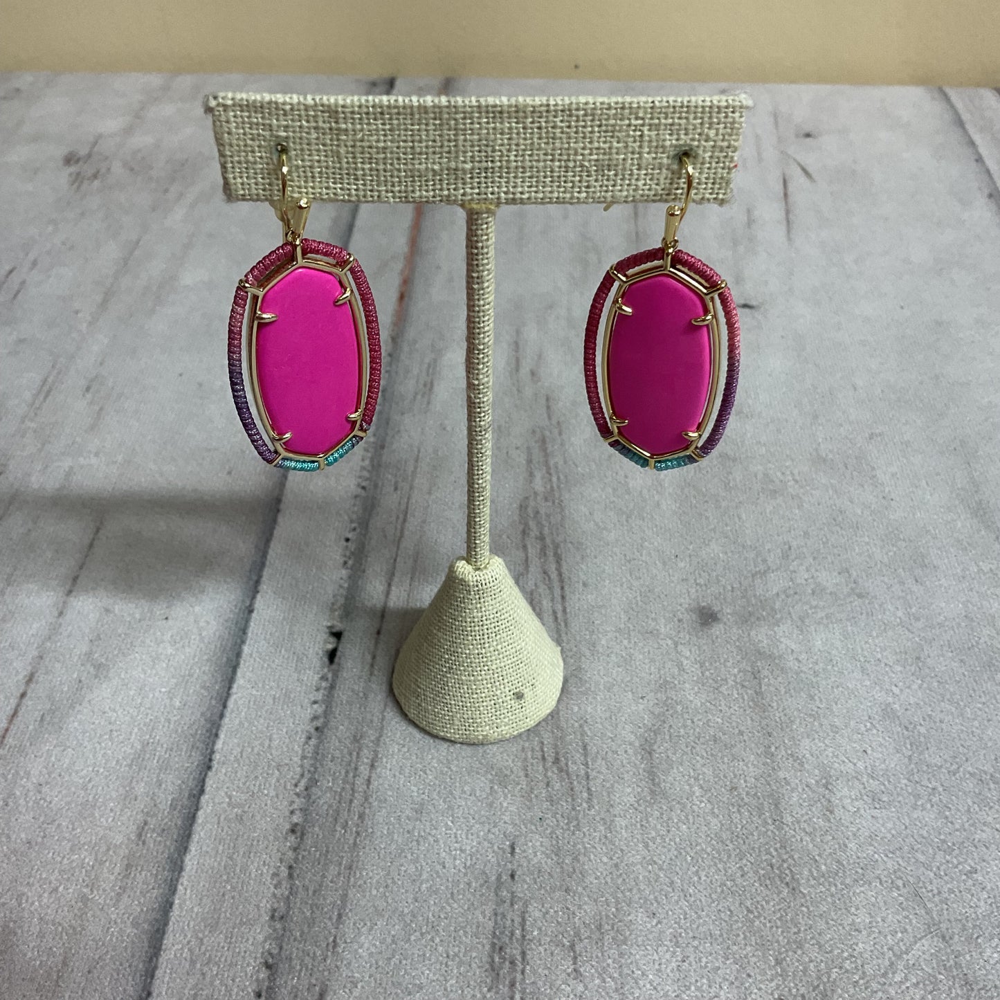 Earrings Dangle/Drop By Kendra Scott In Pink