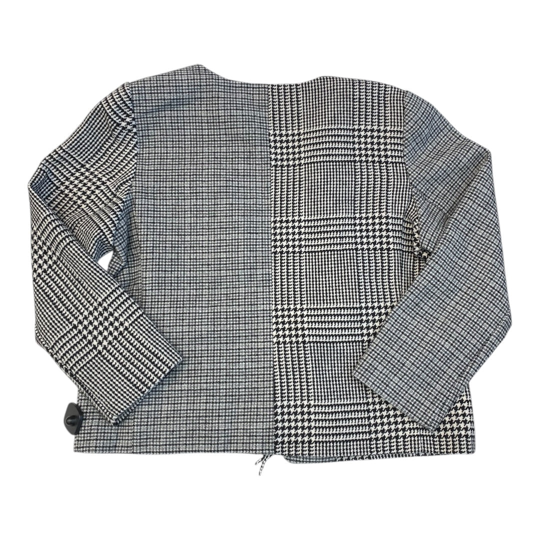 Blazer By Chicos In Black & White, Size:18