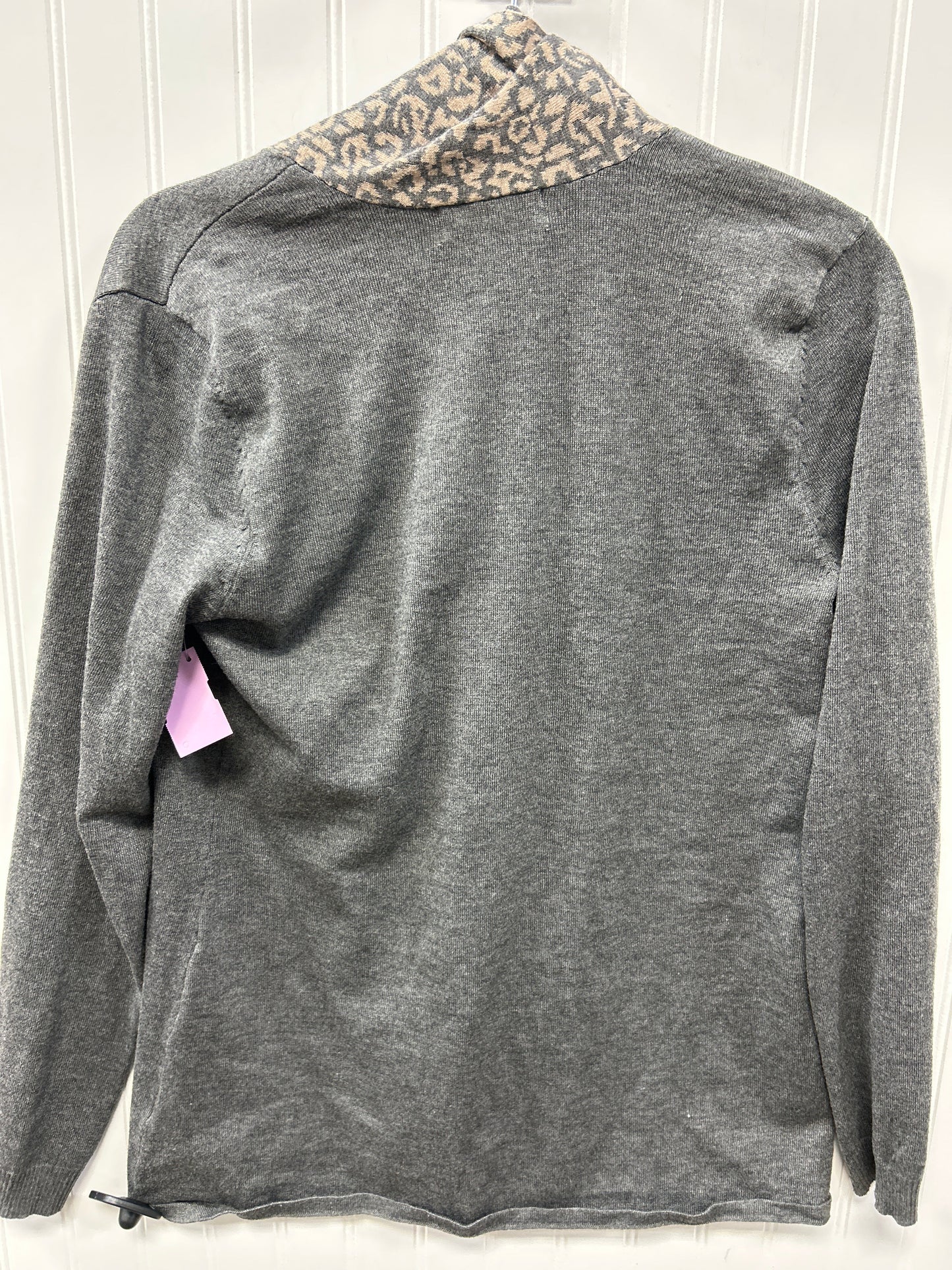 Cardigan By Carolyn Taylor In Grey, Size:S