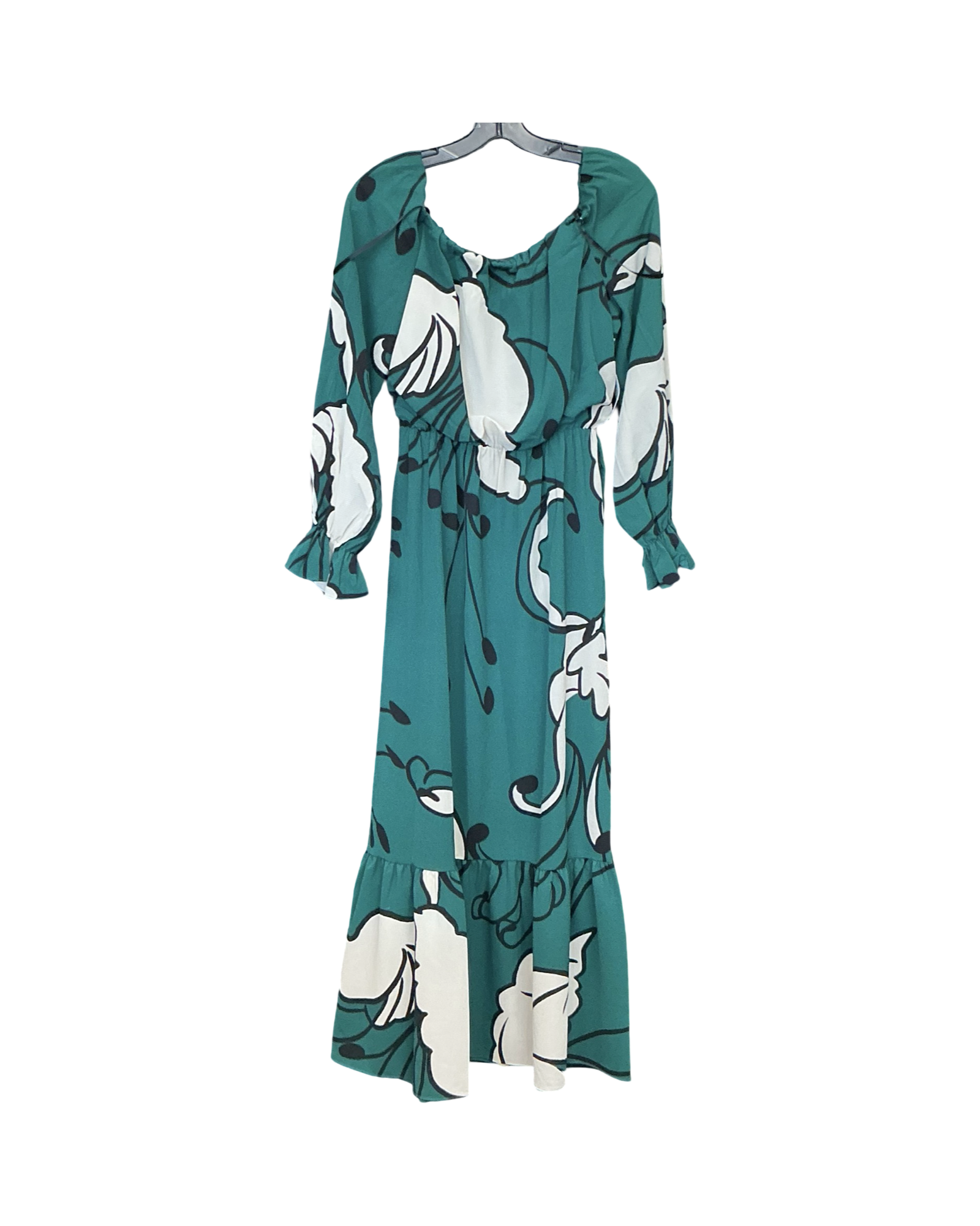 Dress Party Long By Premier Amour In Green & White, Size:S