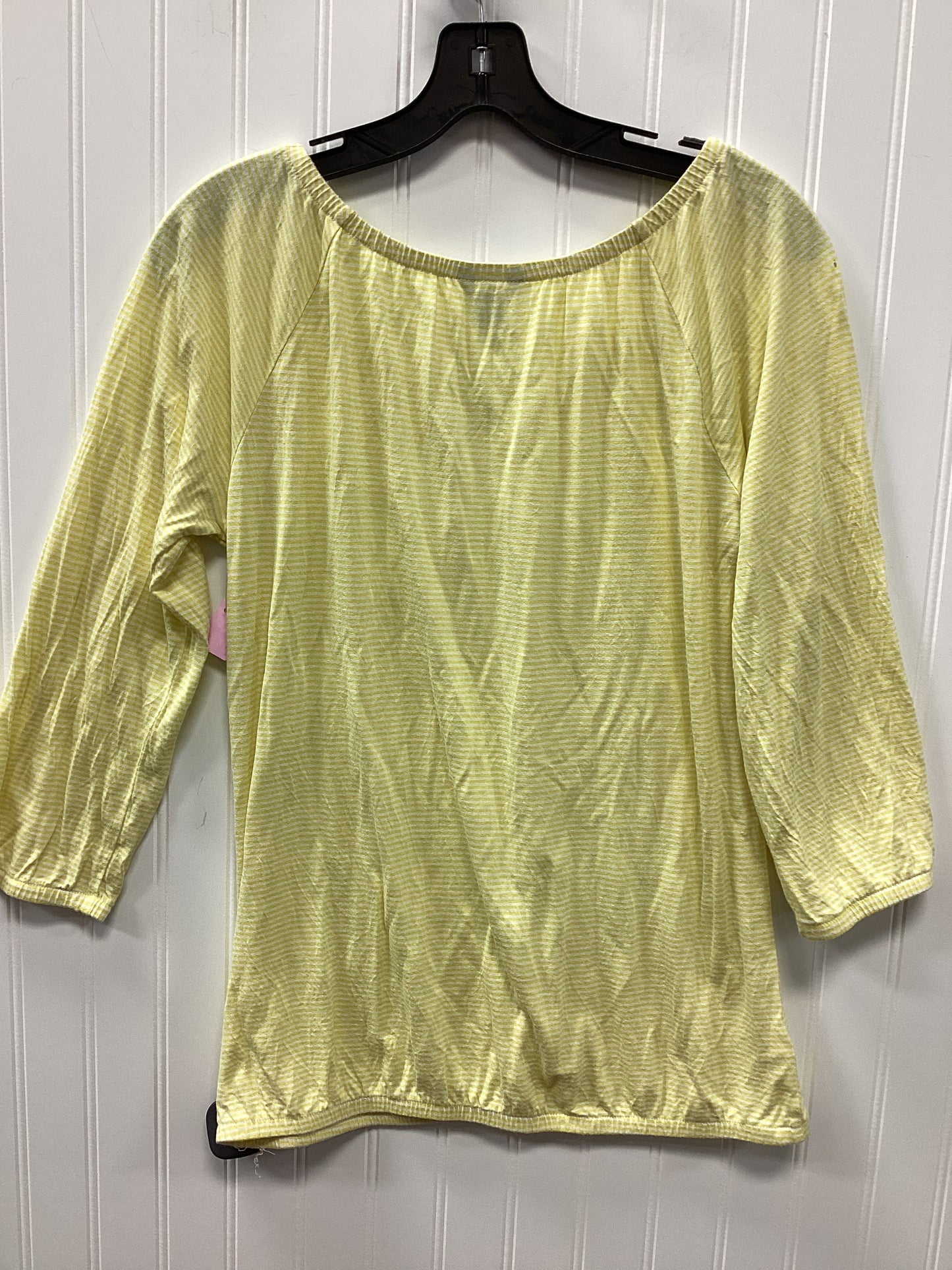 Top Ls By Ann Taylor In Yellow, Size:M