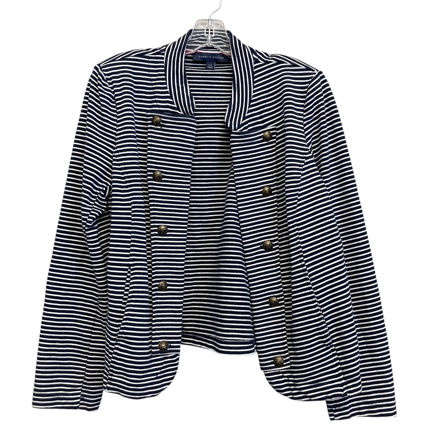 Blazer By Tommy Hilfiger In Blue & White, Size:L