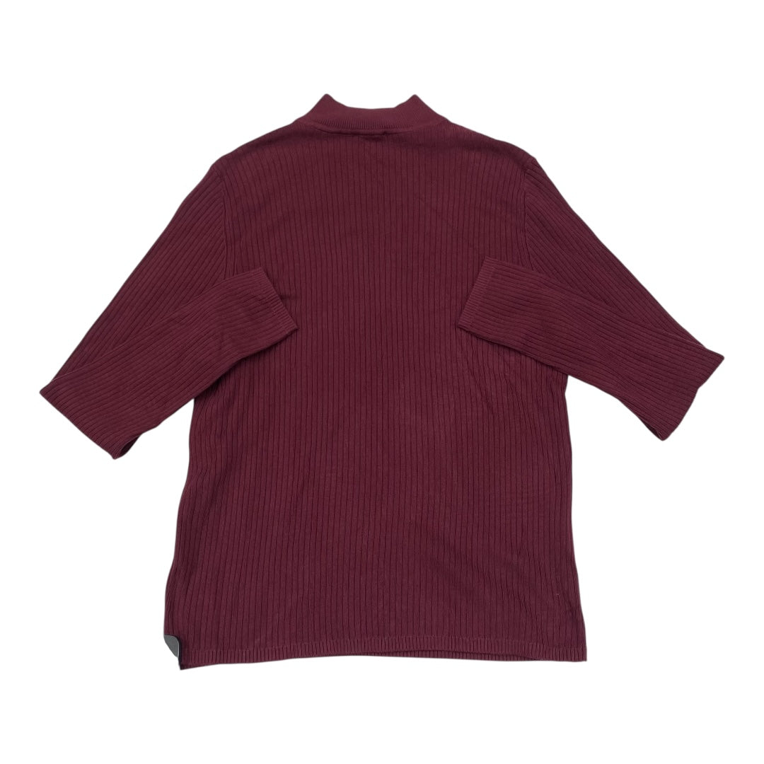 Sweater By Talbots In Red, Size:M