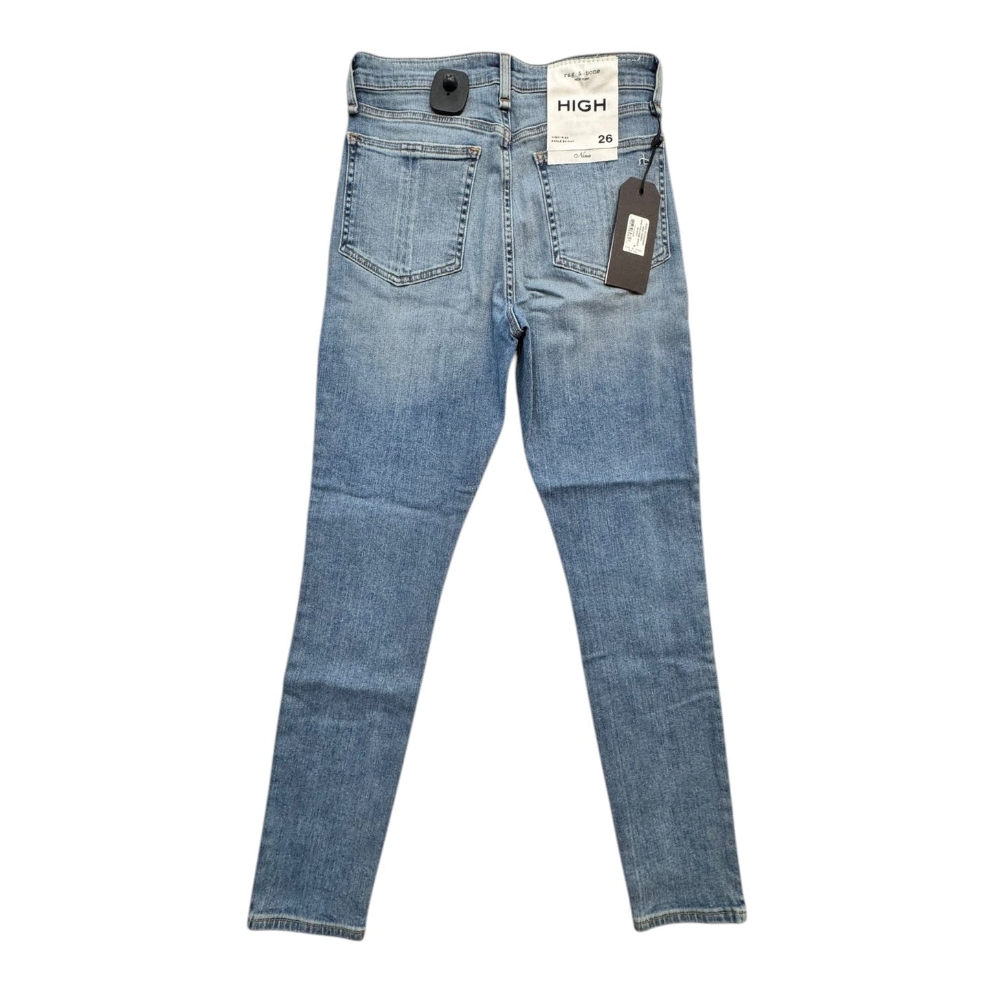 Jeans Skinny By Rag And Bone In Blue Denim, Size:2