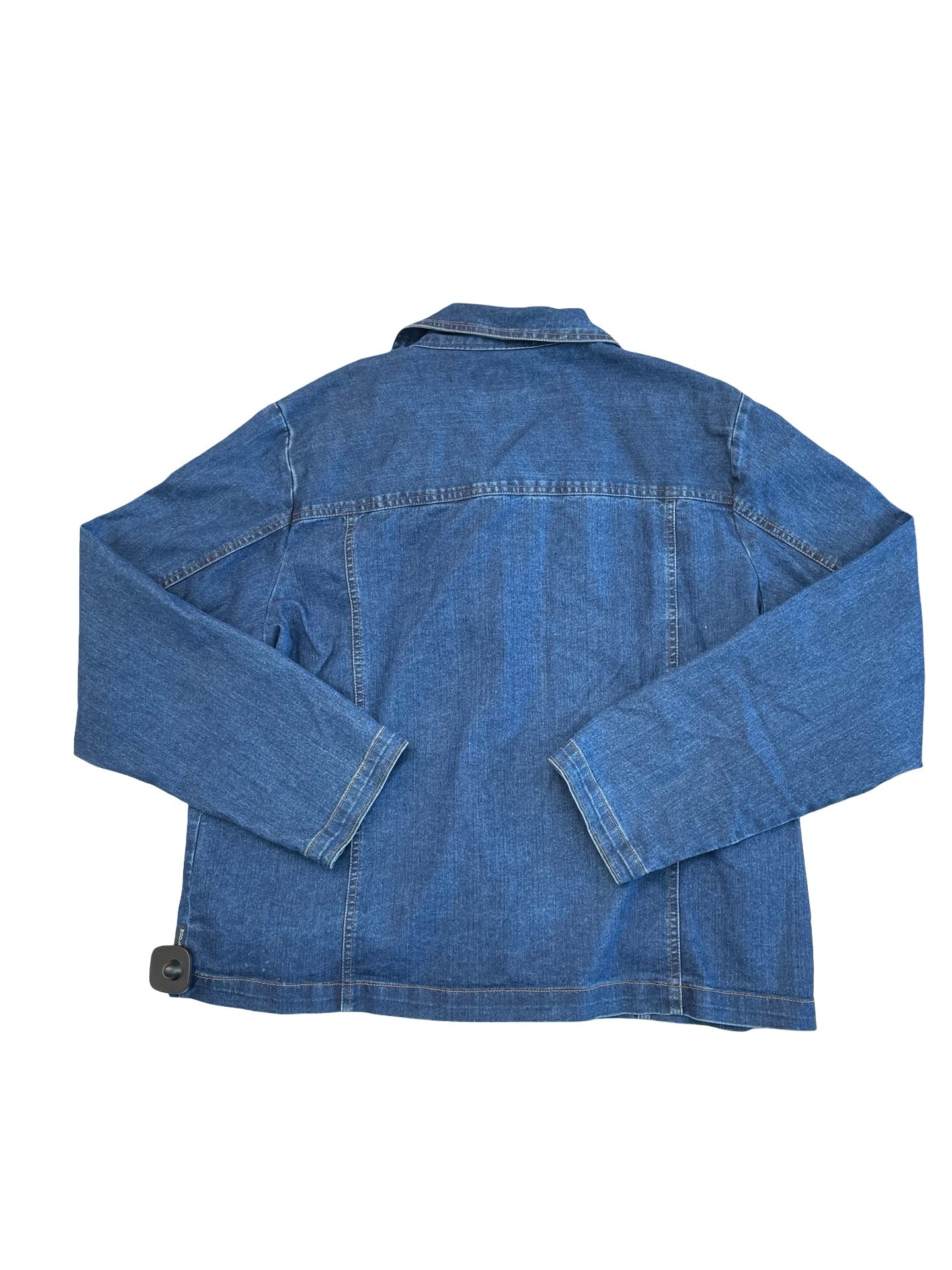 Jacket Denim By Woolrich In Blue Denim, Size:Xl