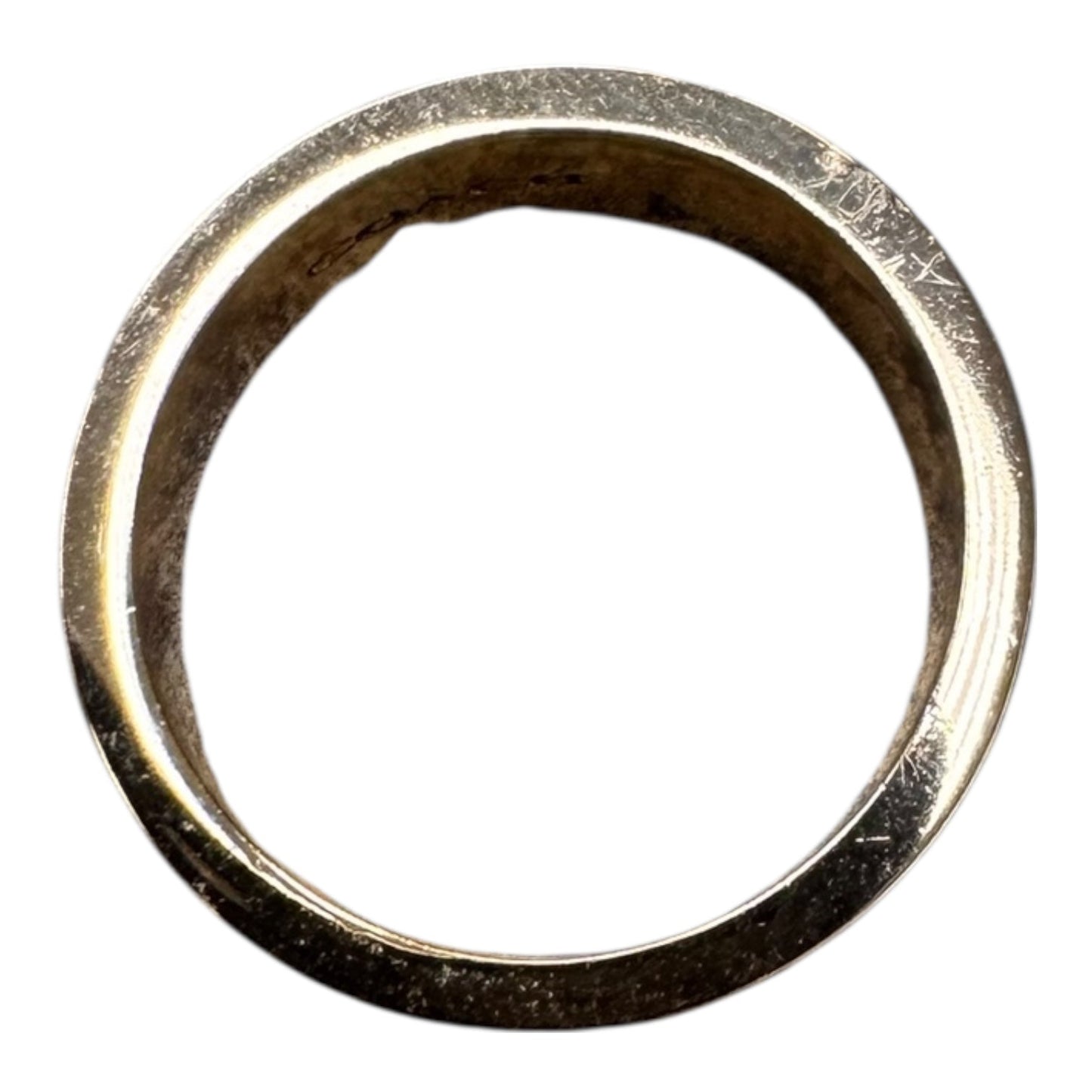 Ring Designer By Coach In Black & Gold, Size:7