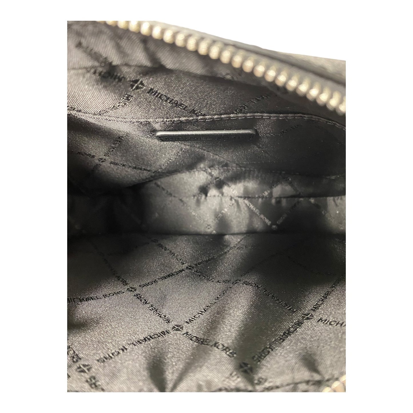 Crossbody Designer By Michael Kors In Black & Grey, Size:Small