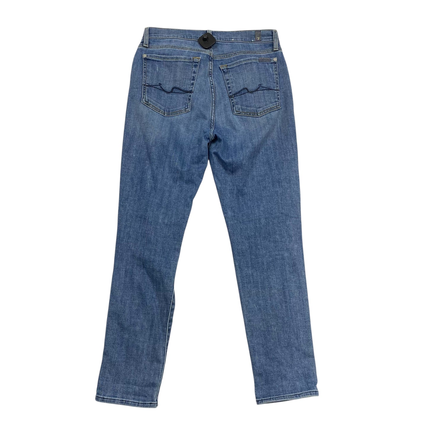 Jeans Straight By 7 For All Mankind In Blue, Size:2