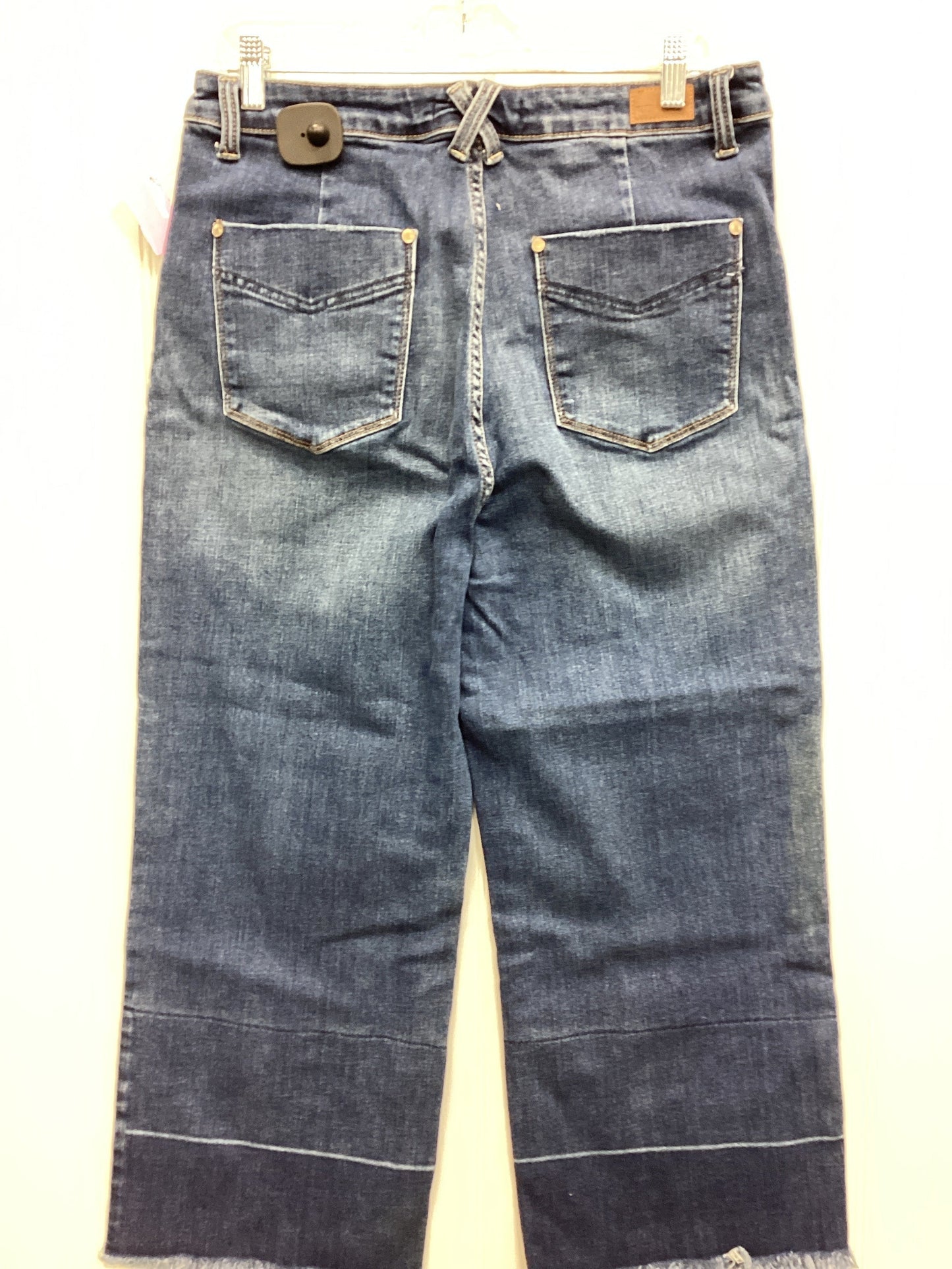 Jeans Straight By Judy Blue In Blue Denim, Size:14