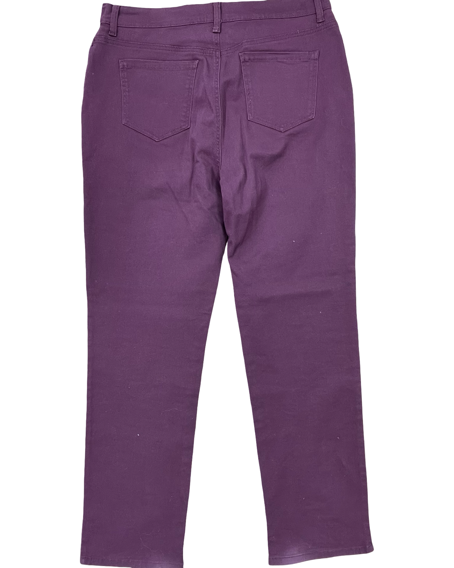 Jeans Straight By Gloria Vanderbilt In Purple, Size:12