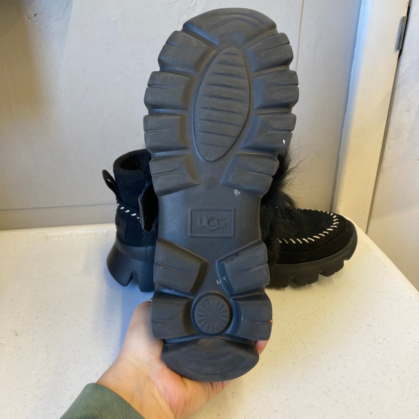 Boots Designer By Ugg In Black, Size:7