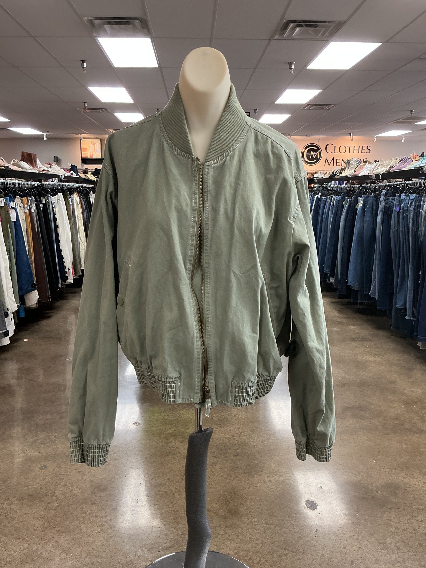 Jacket Other By Pilcro In Green, Size:L