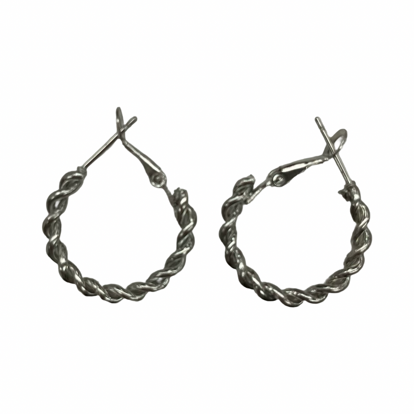 Earrings Hoop By Clothes Mentor In Silver
