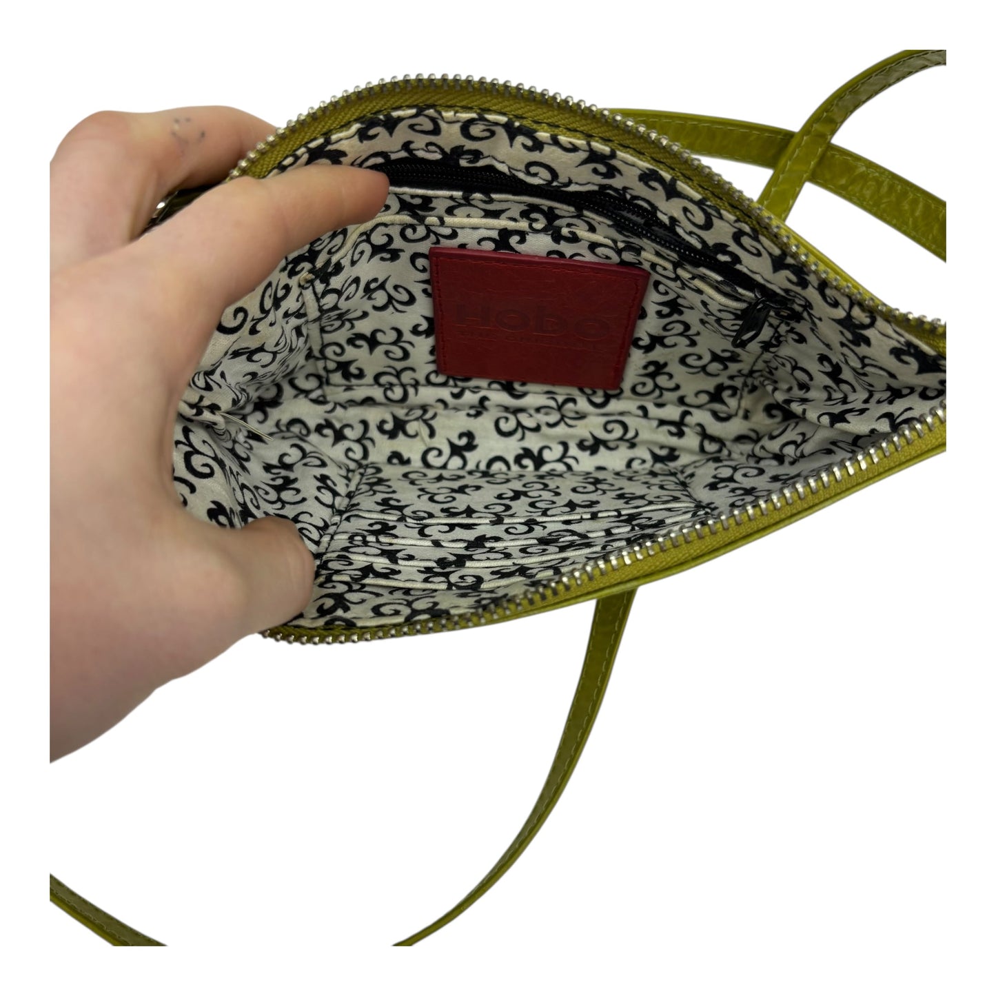 Crossbody Leather By Hobo Intl In Green, Size:Medium