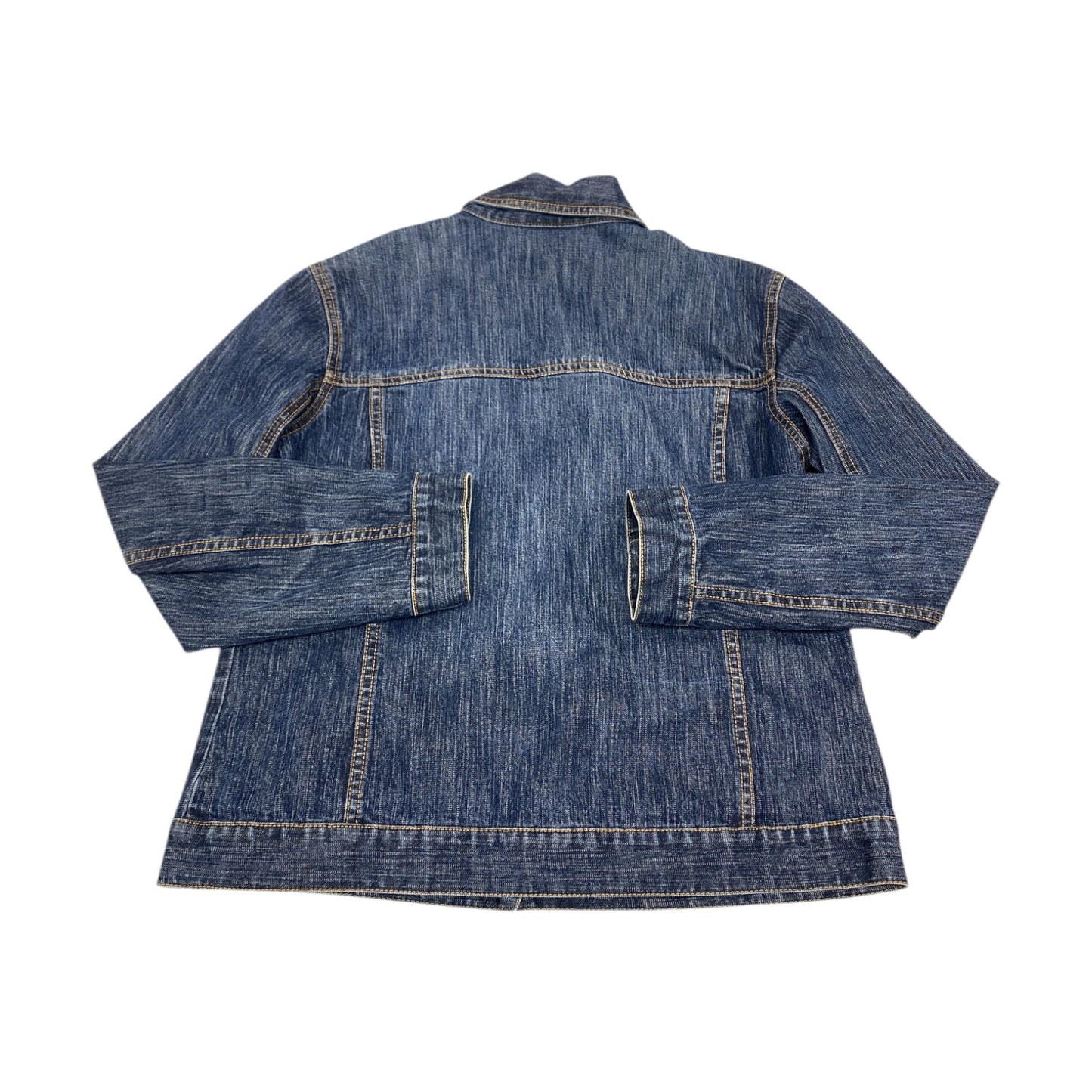 Jacket Denim By Chicos In Blue Denim, Size:S