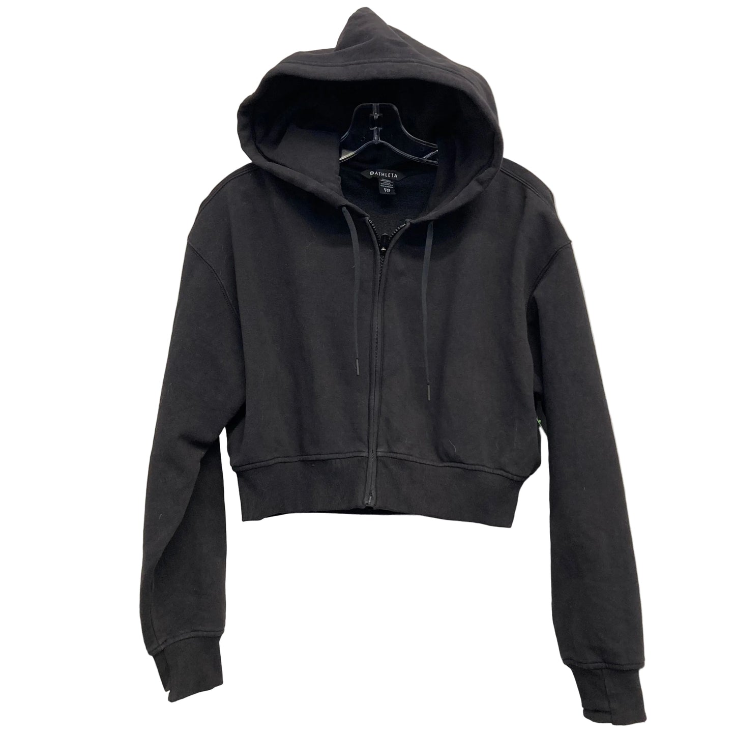 Athletic Sweatshirt Hoodie By Athleta In Black, Size:Xxs
