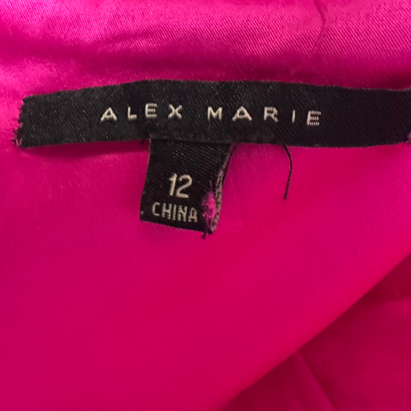 Carol Halter Tie Sweatheart Midi Cocktail Dress By Alex Marie In Pink, Size: 12