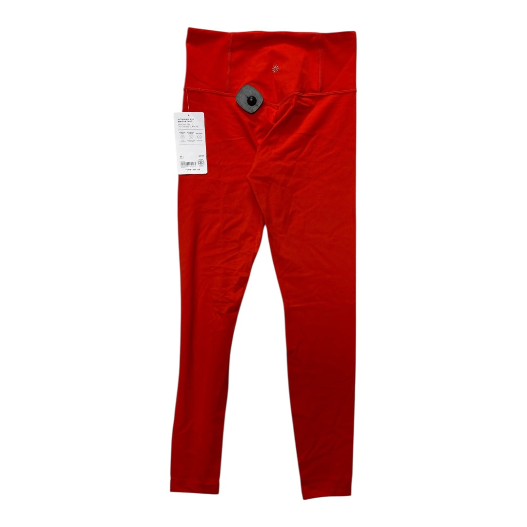 Athletic Leggings By Athleta In Red, Size:S