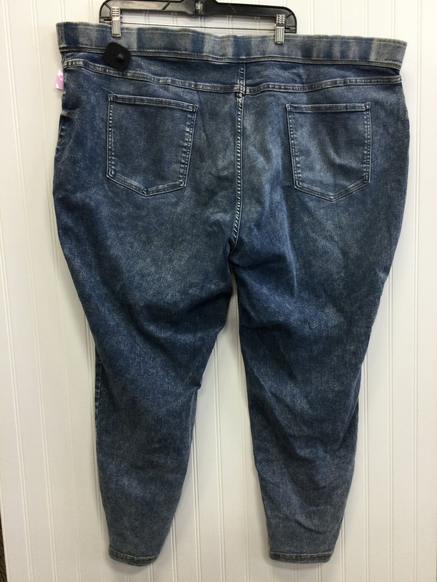 Jeans Skinny By Terra & Sky In Blue Denim, Size:28