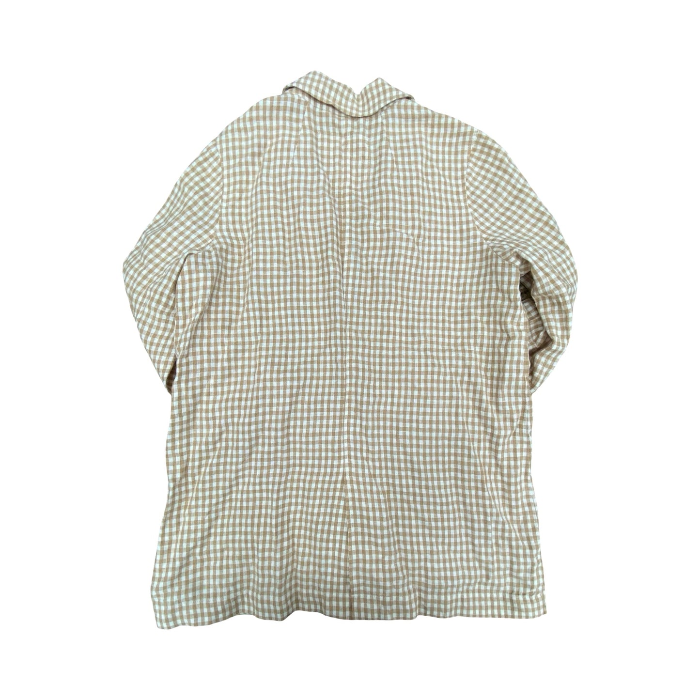 Blazer By Madewell In Checkered Pattern, Size:M