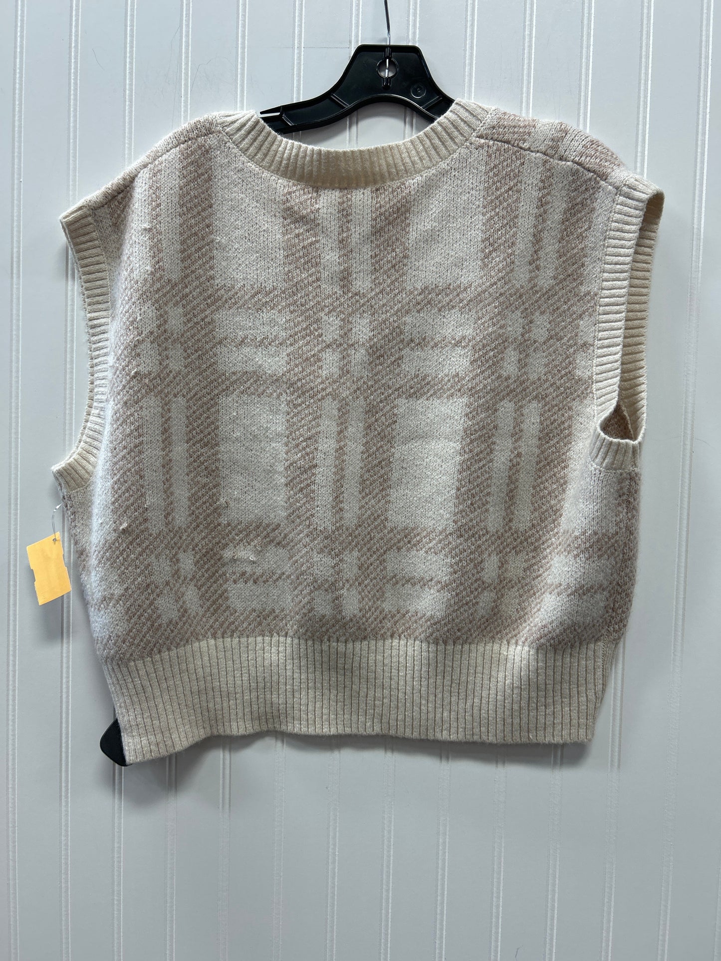 Vest Sweater By William Rast In Cream, Size:L