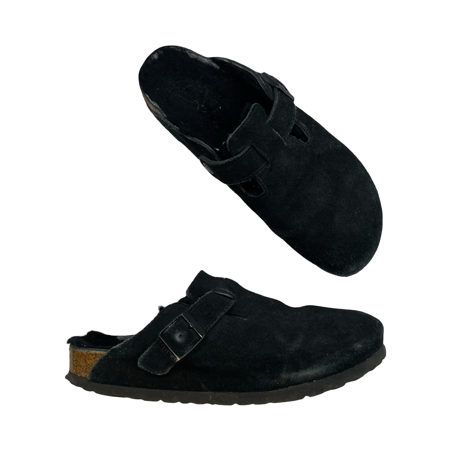 Shoes Flats By Birkenstock In Black, Size:8