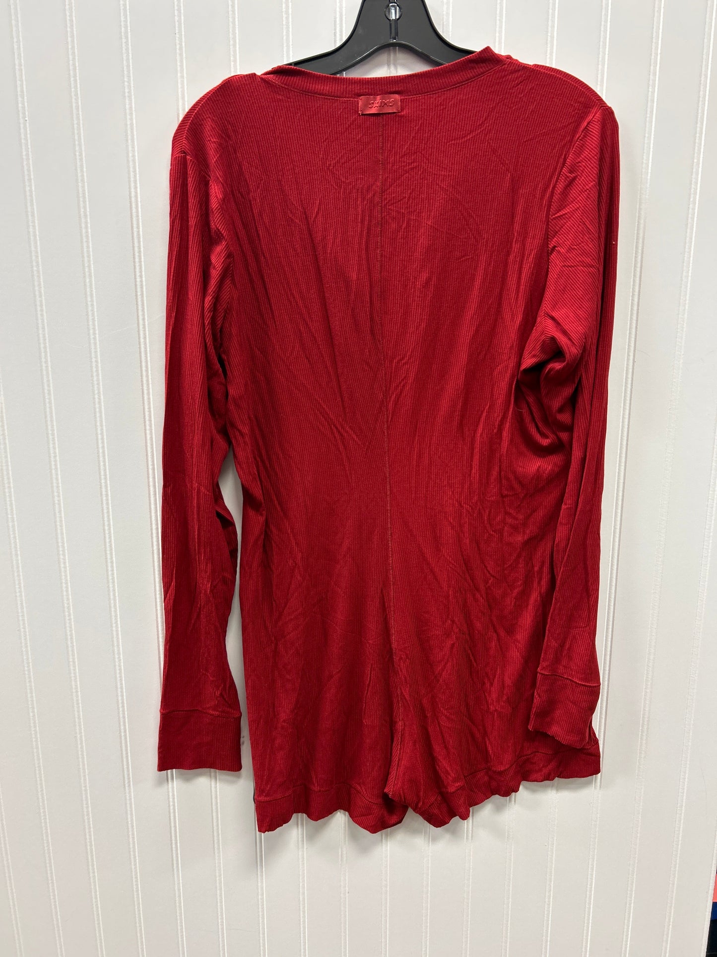 Romper By Skims In Red, Size:Xl