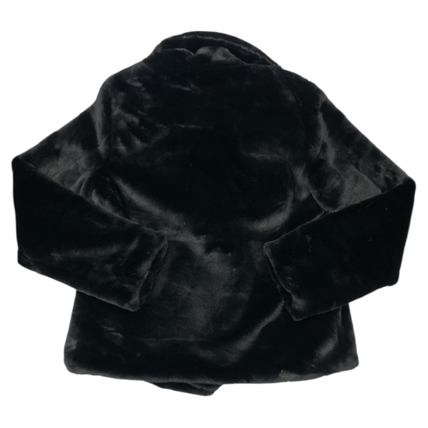Coat Faux Fur & Sherpa By Cmc In Black, Size:S