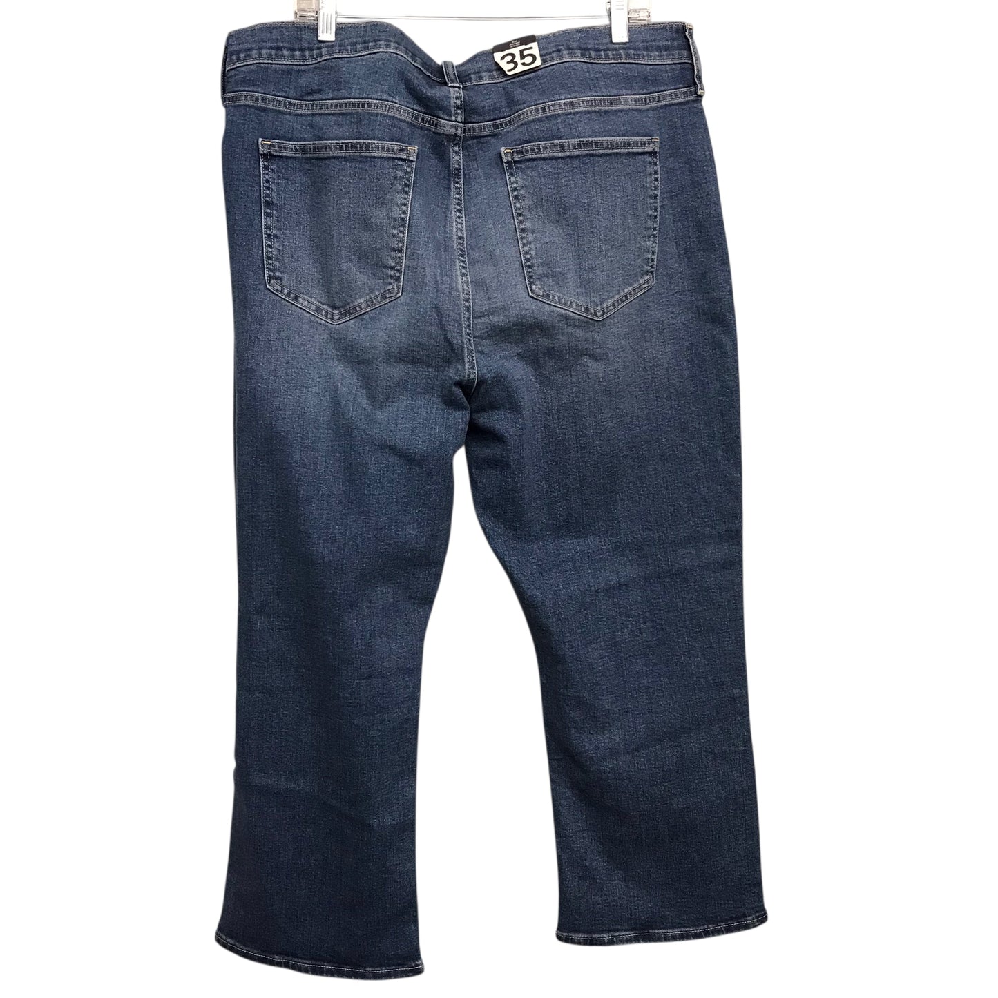 Jeans Boot Cut By Gap In Blue Denim, Size:20