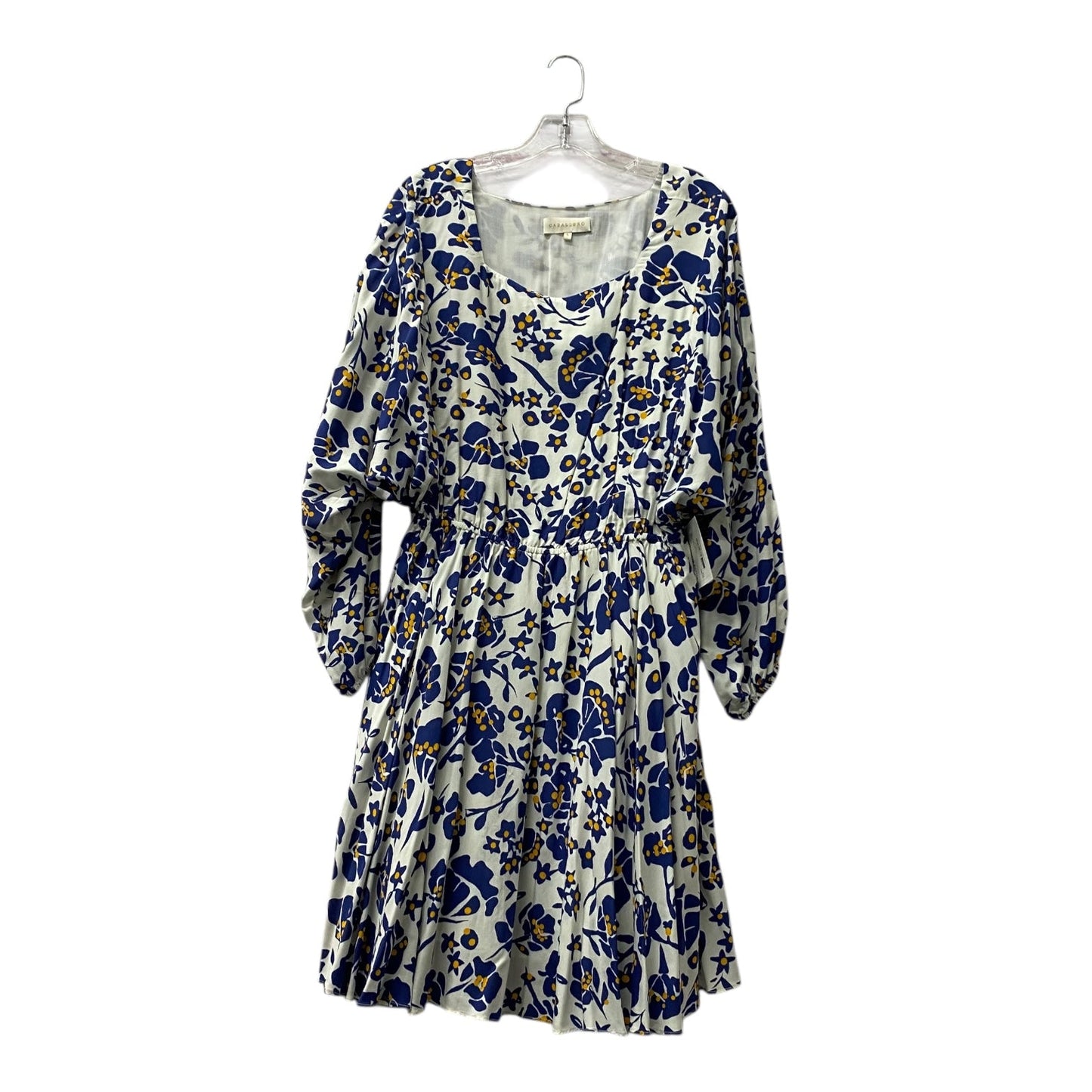 Dress Party Short By Caballero In Blue & White, Size:L