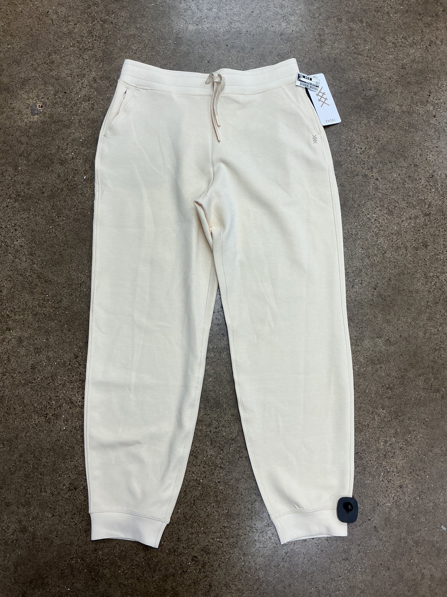 Athletic Pants By Clothes Mentor In Cream, Size:L