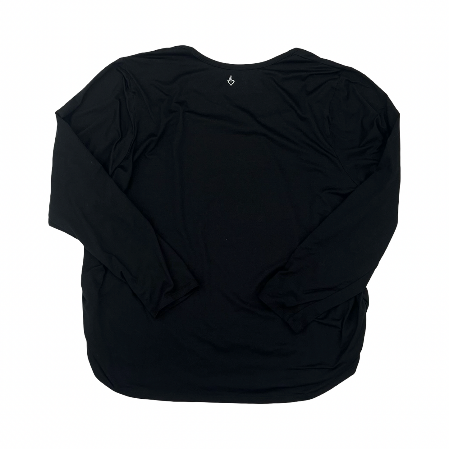 Athletic Top Ls Collar By Torrid In Black, Size:4X
