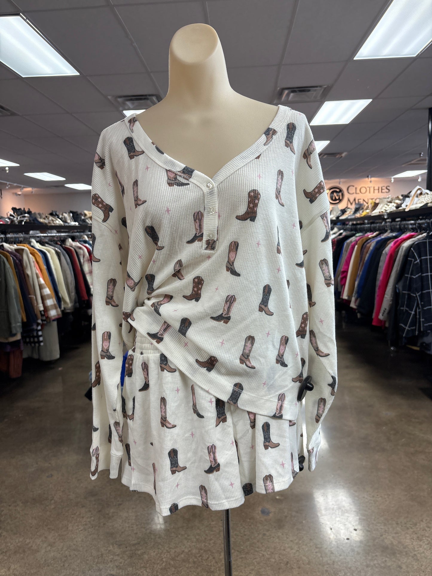 Lounge Set Shorts By Z Supply In White, Size:L