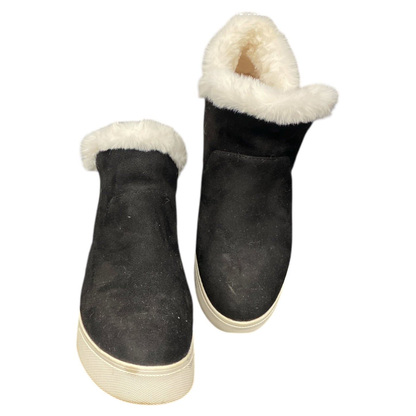 Boots Ankle Flats By J Slides In Black, Size:9