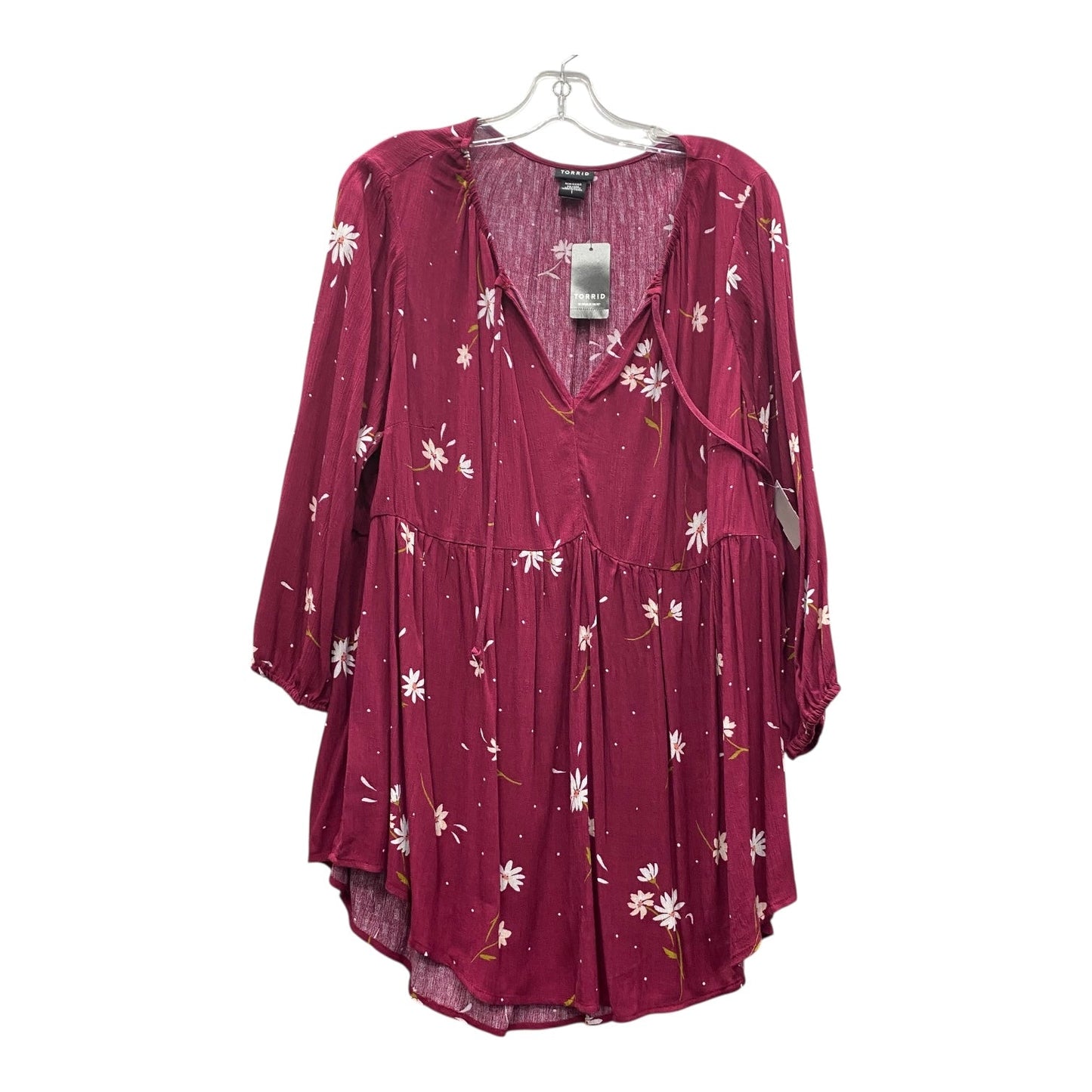 Top Ls By Torrid In Mauve, Size:1X
