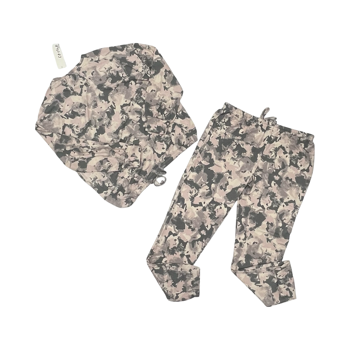 Pajamas 2Pc By Clothes Mentor In Grey & Pink, Size:M