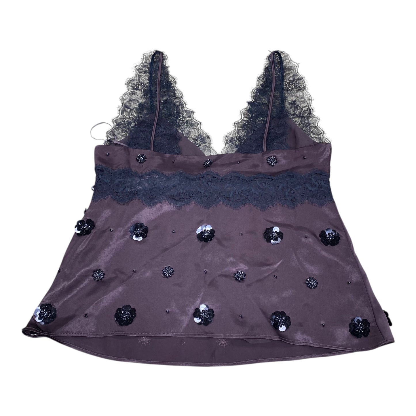 Top Sleeveless By J. Crew In Black & Brown, Size:6