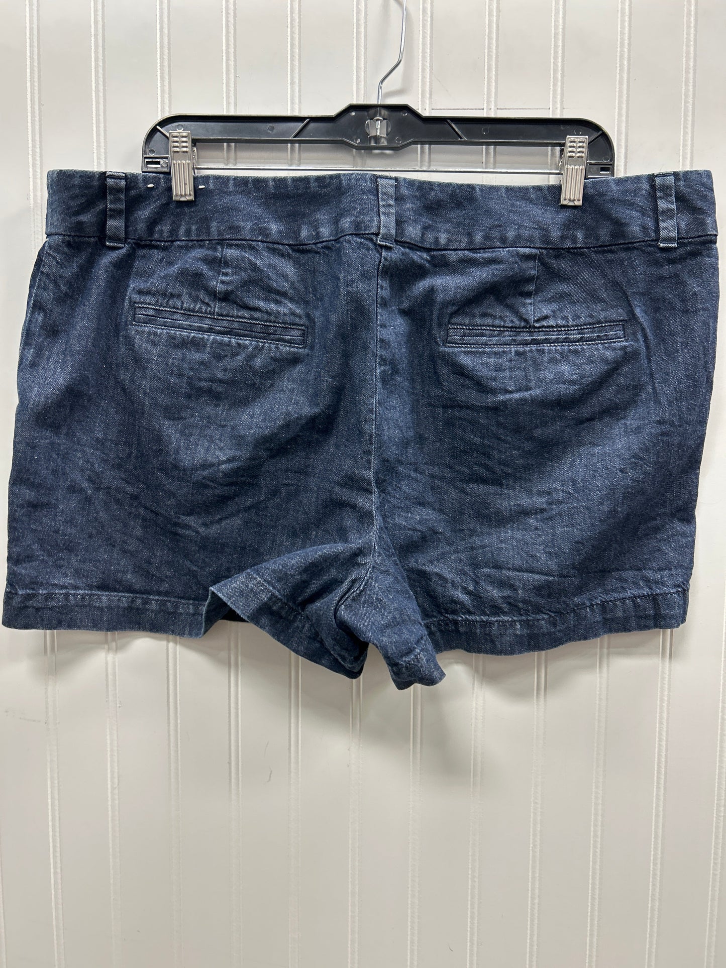 Shorts By Loft In Blue Denim, Size:16