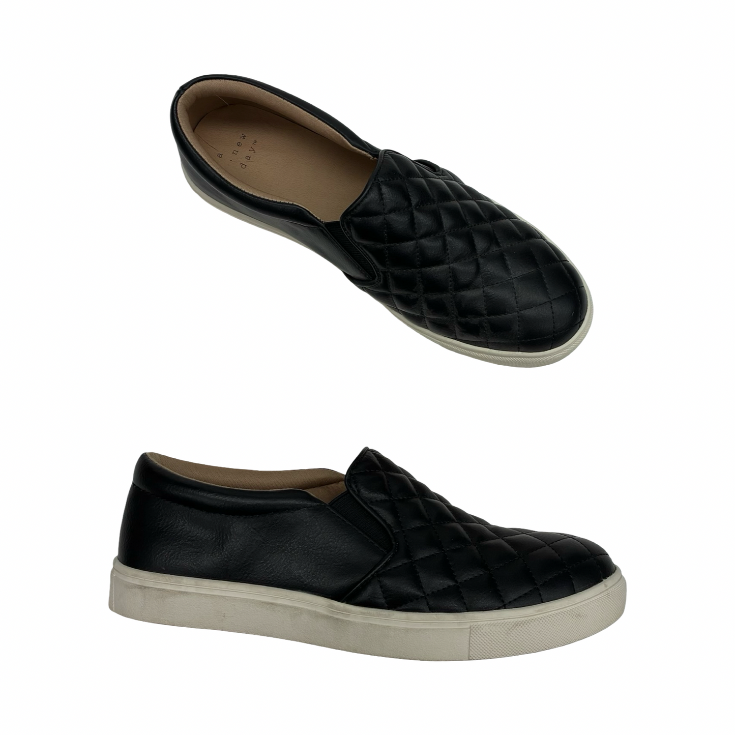 Shoes Flats By A New Day In Black, Size:8
